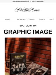 Email Inspiration from Saks Fifth Avenue