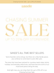 Email Inspiration from Sande
