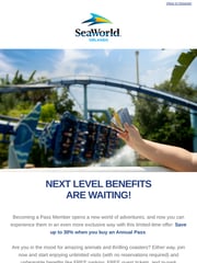 Email Inspiration from SeaWorld Orlando