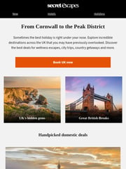 Email Inspiration from Secret Escapes Team