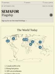 Email Inspiration from Semafor Flagship