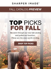 Email Inspiration from Sharper Image