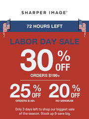 Email Inspiration from Sharper Image