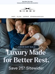 Email Inspiration from SHEEX