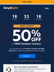 Email Inspiration from SimpliSafe