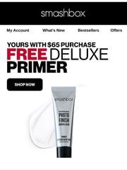 Email Inspiration from Smashbox Cosmetics