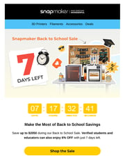 Email Inspiration from Snapmaker