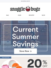 Email Inspiration from Snuggle Bugz