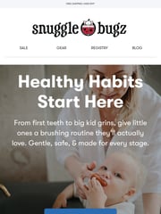 Email Inspiration from Snuggle Bugz