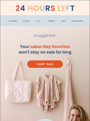 Email Inspiration from Snuggle Me Organic