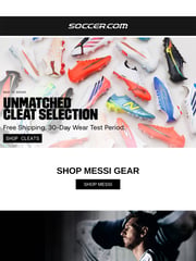 Email Inspiration from SOCCER.COM ⚽