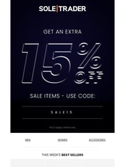 Email Inspiration from SOLETRADER