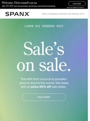 Email Inspiration from SPANX