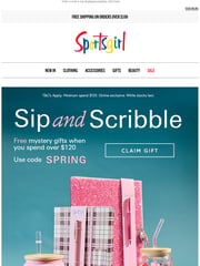 Email Inspiration from Sportsgirl