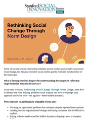 Email Inspiration from Stanford Social Innovation Review