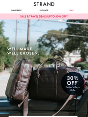 Email Inspiration from Strandbags