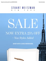 Email Inspiration from Stuart Weitzman