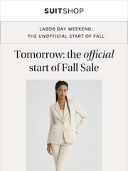 Email Inspiration from SuitShop