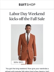 Email Inspiration from SuitShop