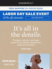 Email Inspiration from Summersalt