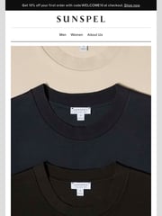 Email Inspiration from SUNSPEL