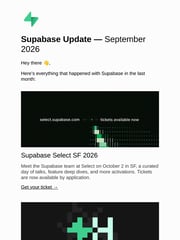 Email Inspiration from Supabase