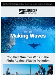 Email Inspiration from Surfrider Foundation