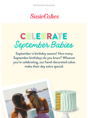 Email Inspiration from SusieCakes