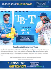Email Inspiration from Tampa Bay Rays