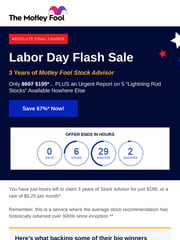 Email Inspiration from The Motley Fool