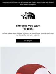 Email Inspiration from The North Face