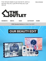 Email Inspiration from The Outlet