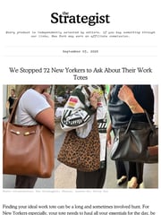 Email Inspiration from The Strategist