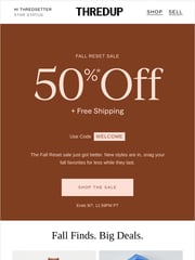 Email Inspiration from ThredUp