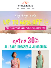 Email Inspiration from Title Nine