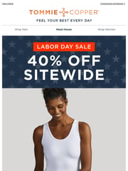 Email Inspiration from Tommie Copper