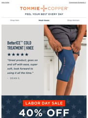 Email Inspiration from Tommie Copper