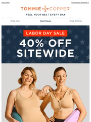 Email Inspiration from Tommie Copper