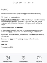 Email Inspiration from TravisMathew