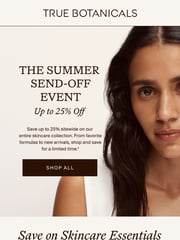 Email Inspiration from True Botanicals