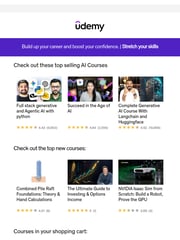 Email Inspiration from Udemy