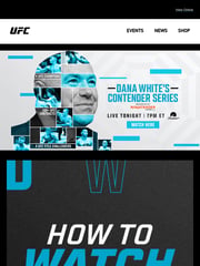 Email Inspiration from UFC