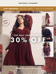 Email Inspiration from Universal Standard
