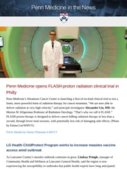 Email Inspiration from University of Pennsylvania Health System