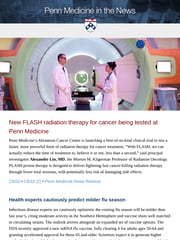 Email Inspiration from University of Pennsylvania Health System