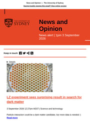Email Inspiration from University of Sydney Media Office