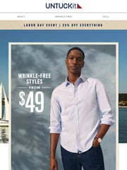 Email Inspiration from UNTUCKit