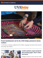 Email Inspiration from UVA Today Daily Report
