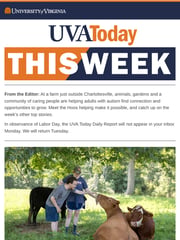 Email Inspiration from UVA Today This Week