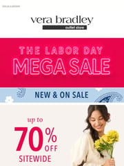 Email Inspiration from Vera Bradley Outlet Store